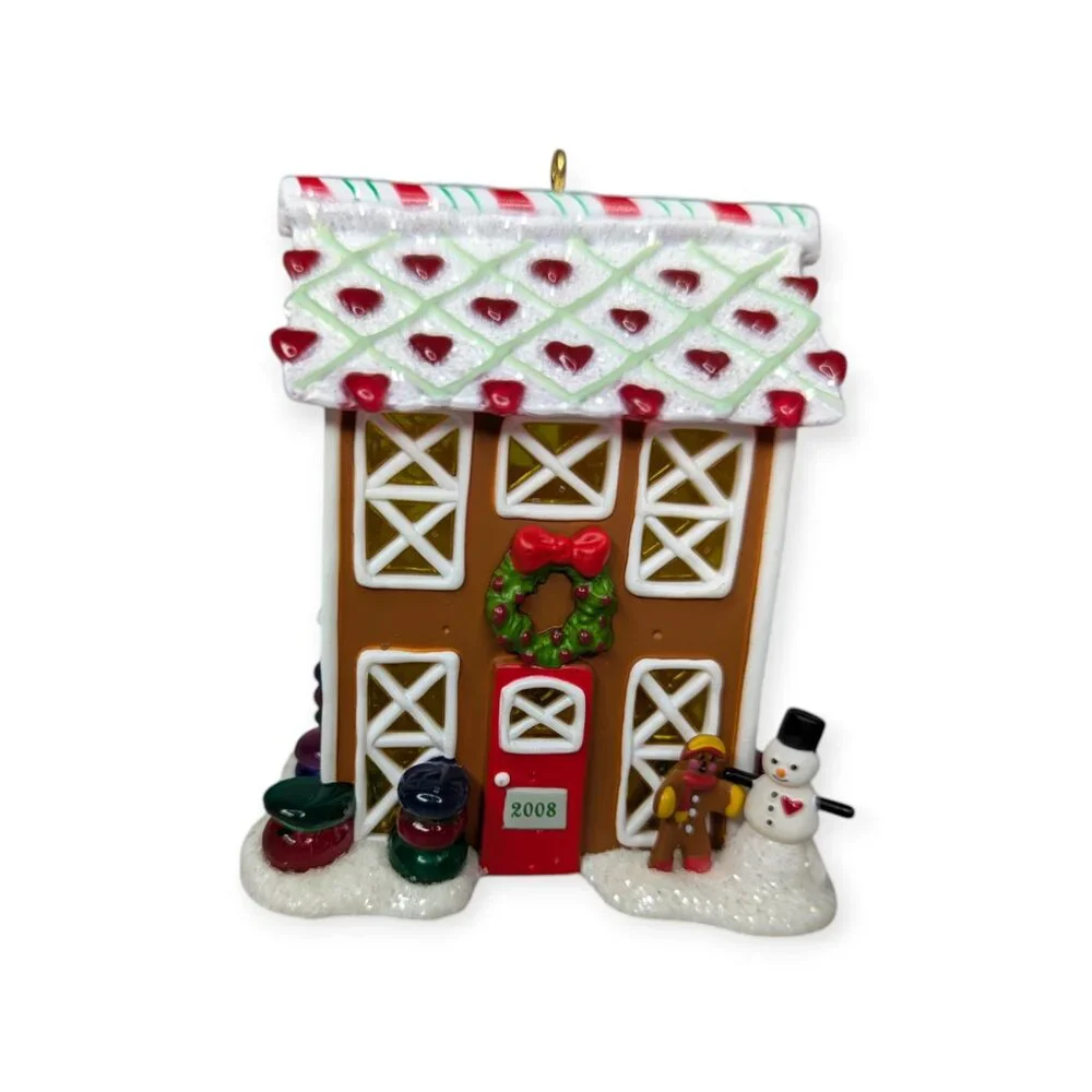 Hallmark Keepsake Ornament 2008 Gingerbread Lane Noelville NIB 3rd in the Series
